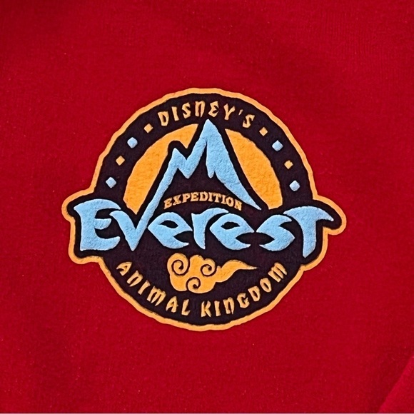 Disney Animal Kingdom Expedition Everest Zip Hoodie For Kids Size Medium - Picture 5 of 6